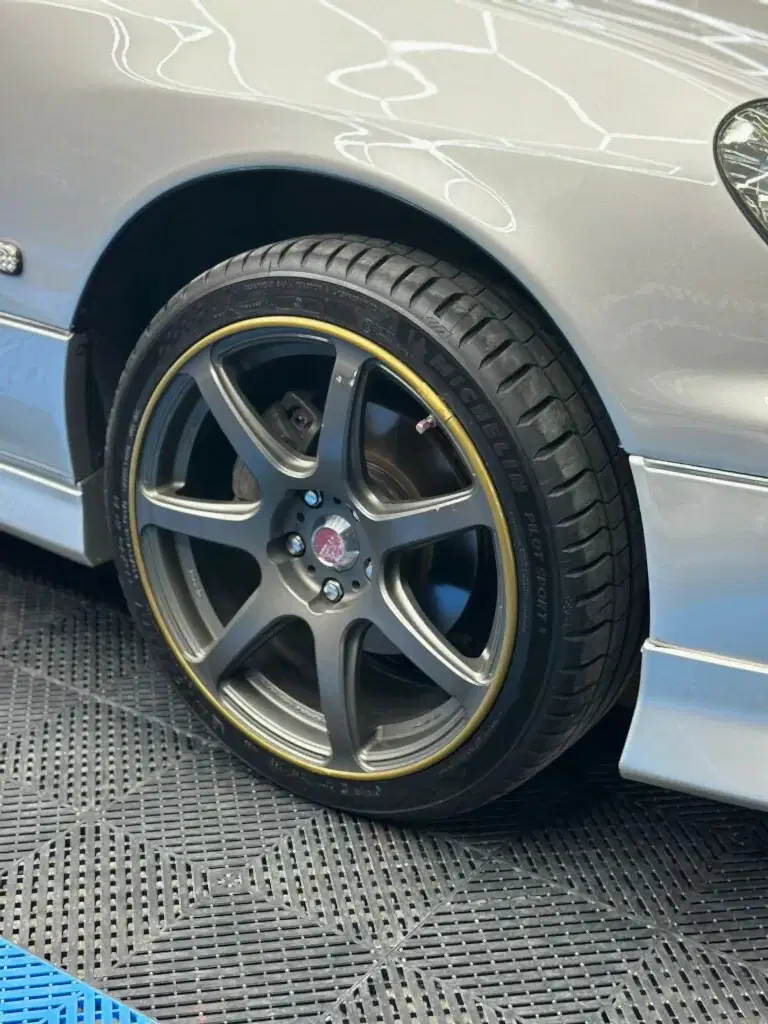 Allyogator wheel rim protection golden color